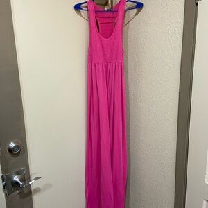 Chesley Fuchsia Sleeveless Dress